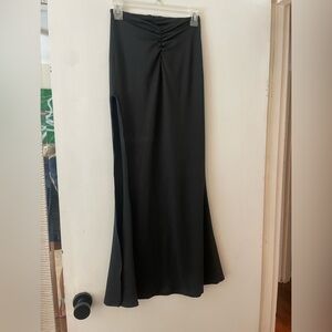 Elegant Black Maxi Skirt
